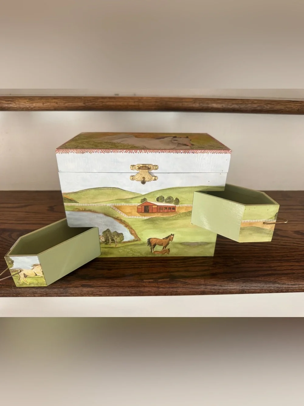 Enchantmints Hide Away Horse Musical Jewelry Box